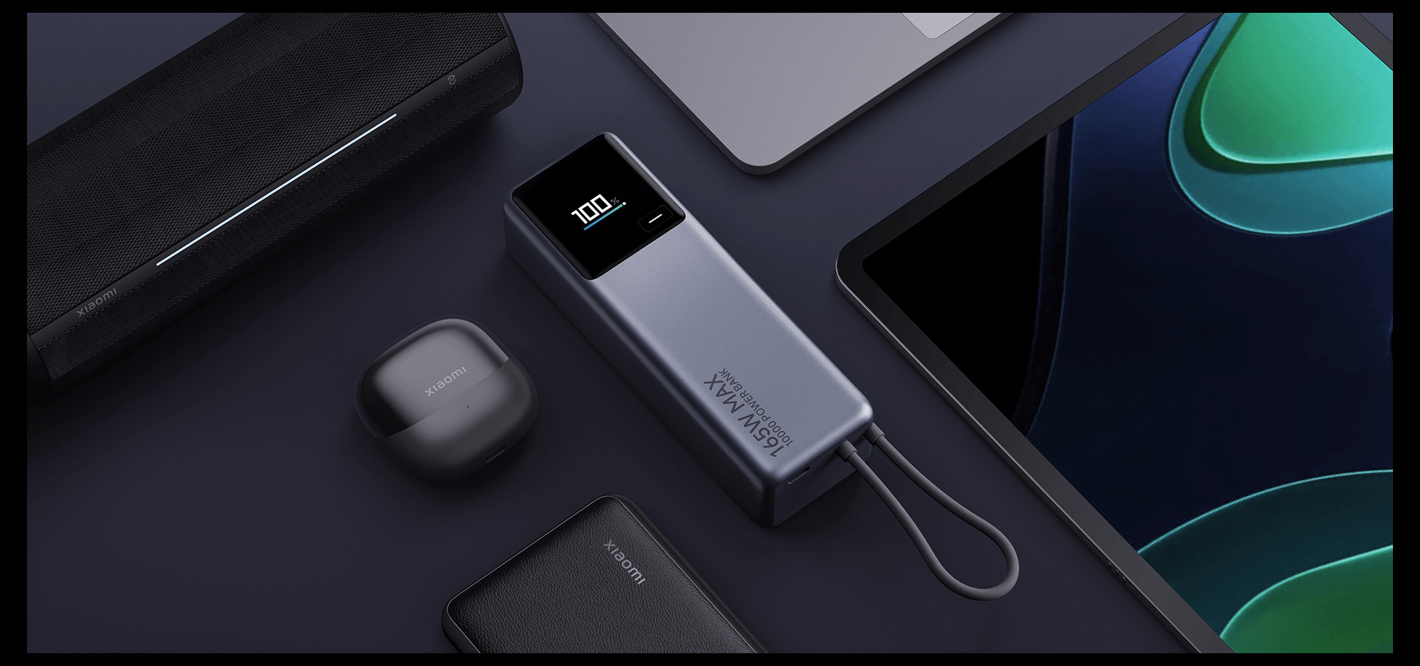Xiaomi 165W Power Bank 10000mAh до смартфон, таблет и слушалки