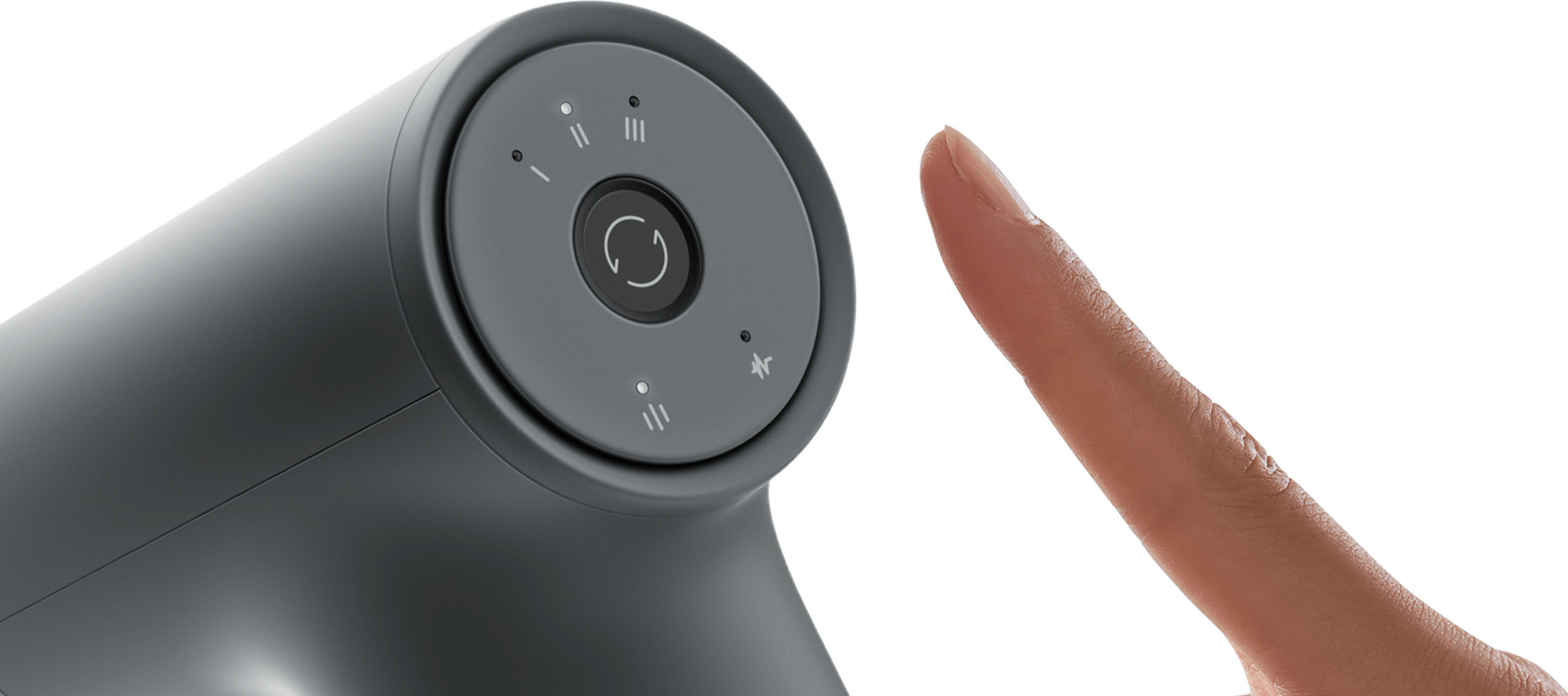 Управление с един бутон на масажния пистолет Xiaomi Massage Gun Mini 2