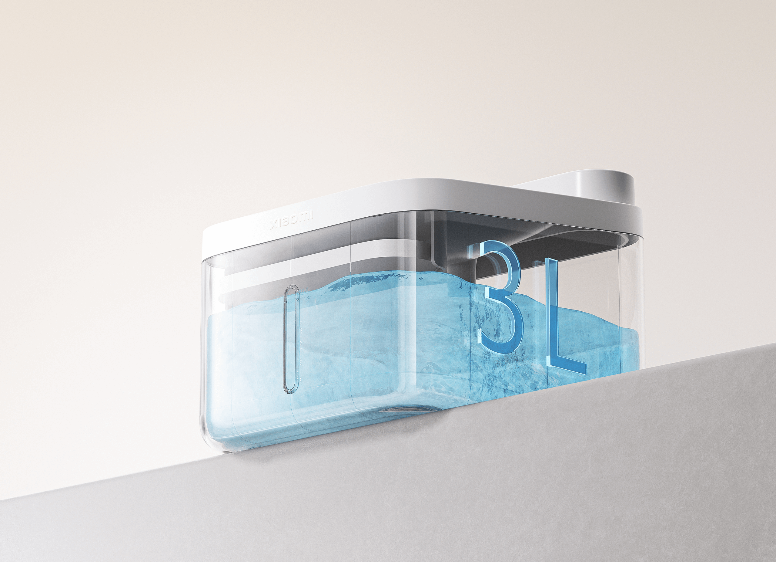 Резервоарът от 3 литра на Xiaomi Smart Pet Fountain 2 в разрез