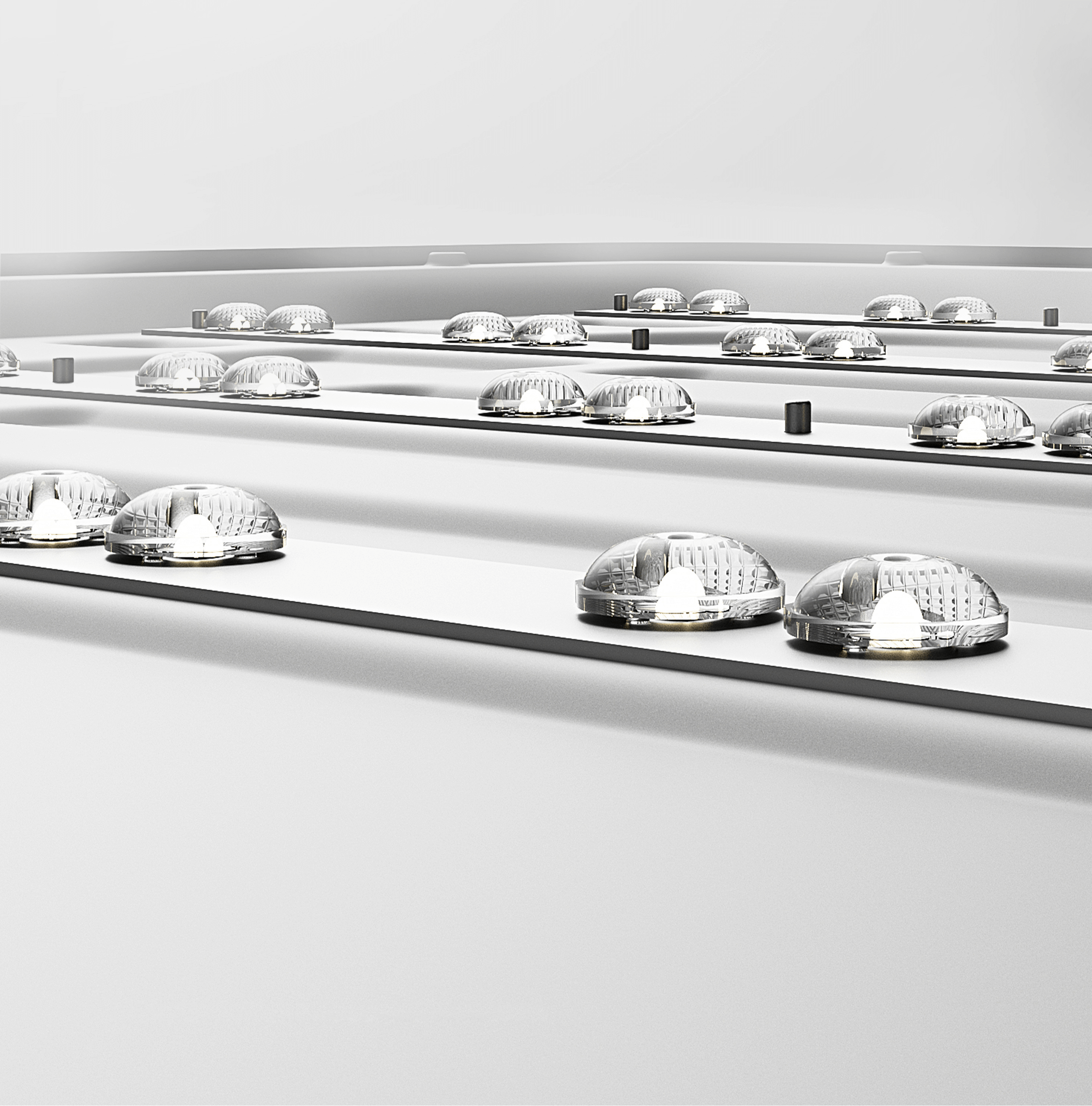 Пълноспектърни LED диоди с лещи в Xiaomi Smart Ceiling Light D40