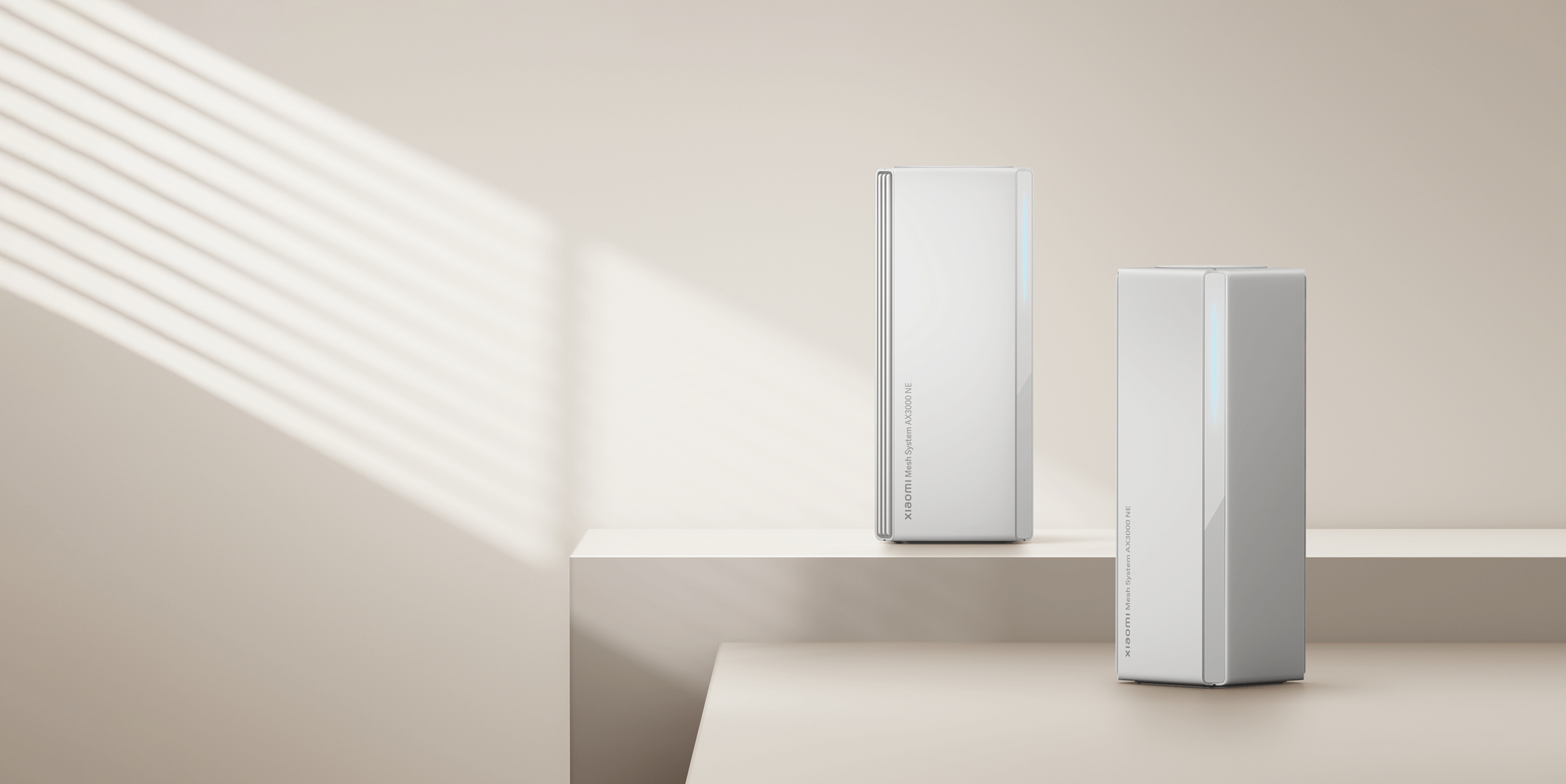 Xiaomi Mesh System AX3000 NE в mesh мрежа — основен рутер и допълнителен рутер в дневна