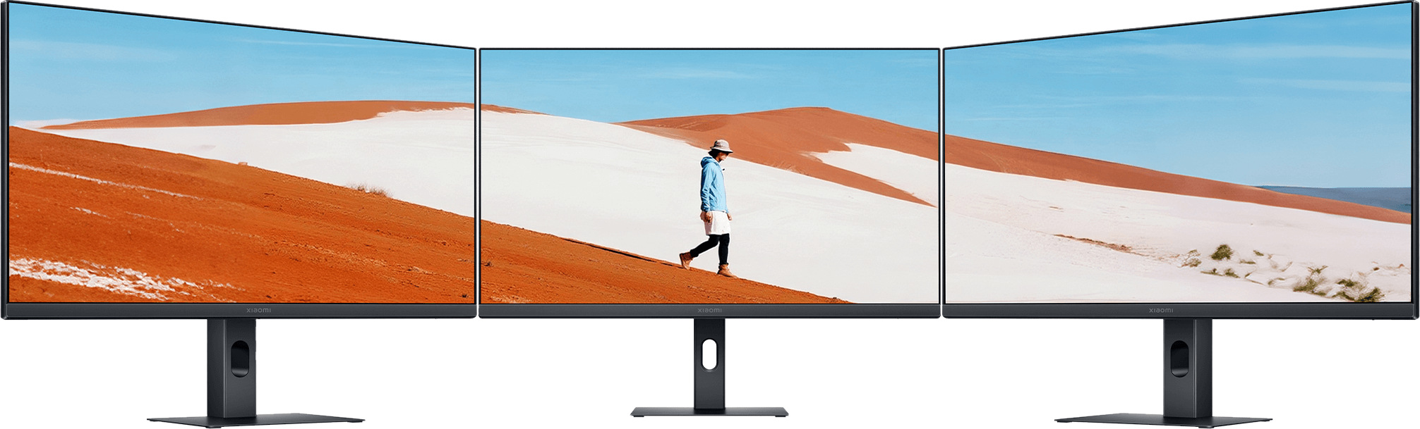 Тънките рамки от три страни на Xiaomi Monitor A24i 2026