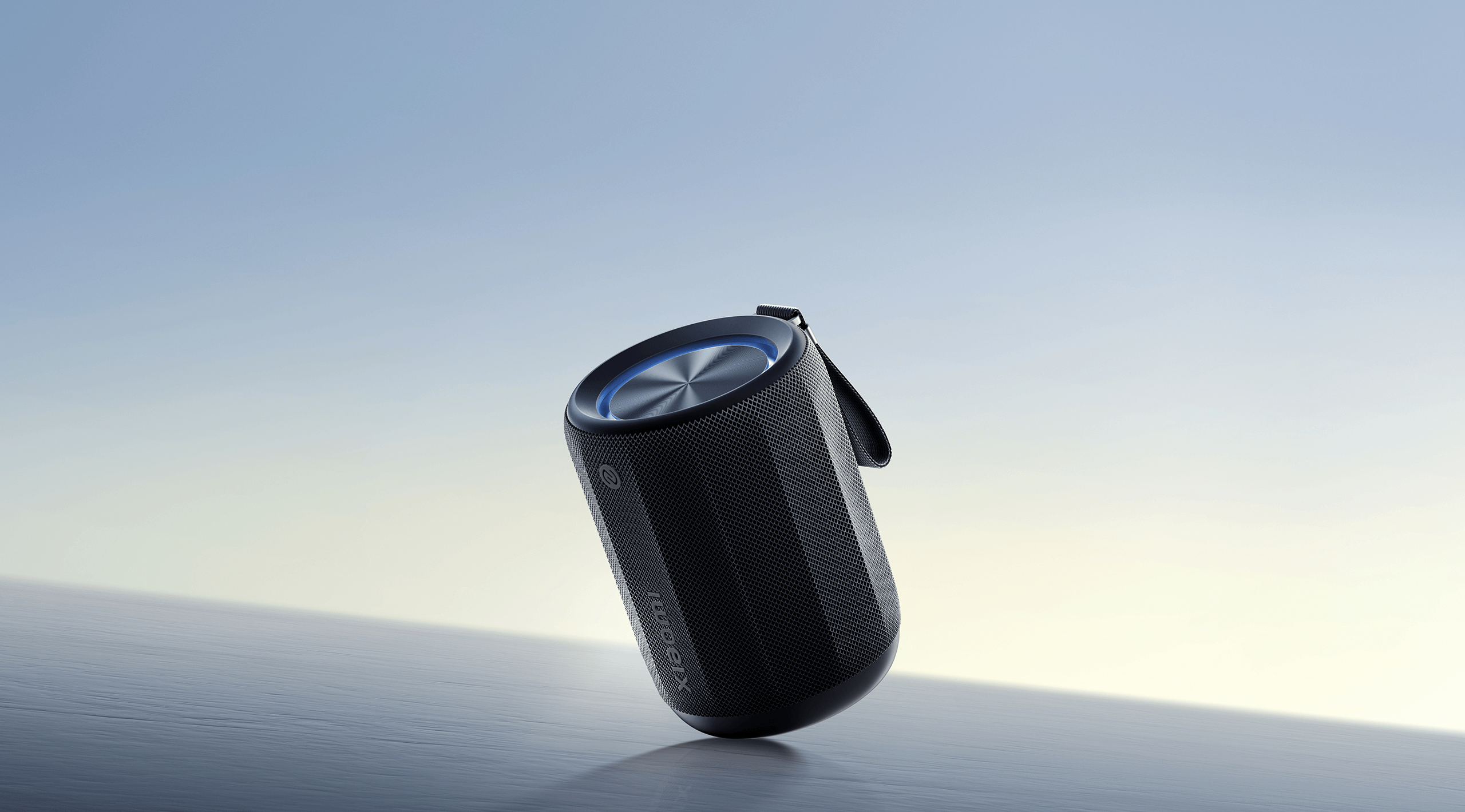 Портативна колонка Xiaomi Bluetooth Speaker Mini със светещ син пръстен