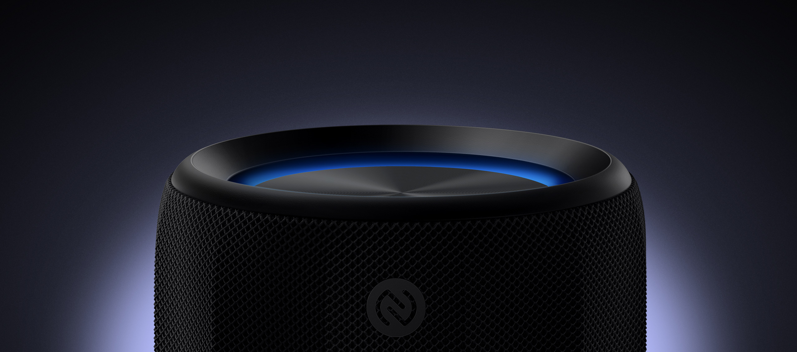 Светещ RGB пръстен в горната част на Xiaomi Bluetooth Speaker Mini