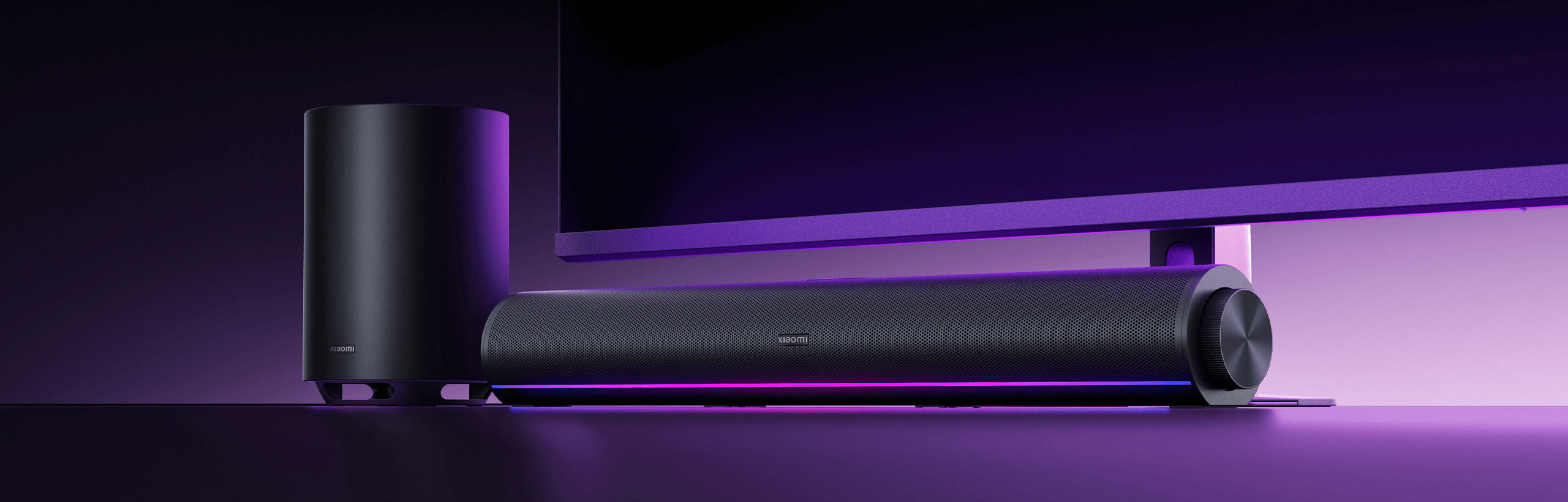 Колона за компютър Xiaomi Desktop Speaker Pro Set с безжичен субуфер и RGB подсветка под монитор
